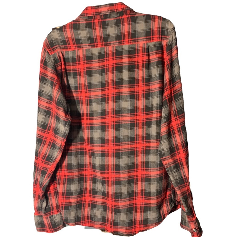 Airwalk Mens Plaid Cotton Button Up Shirt Sz Lrg - Picture 3 of 13